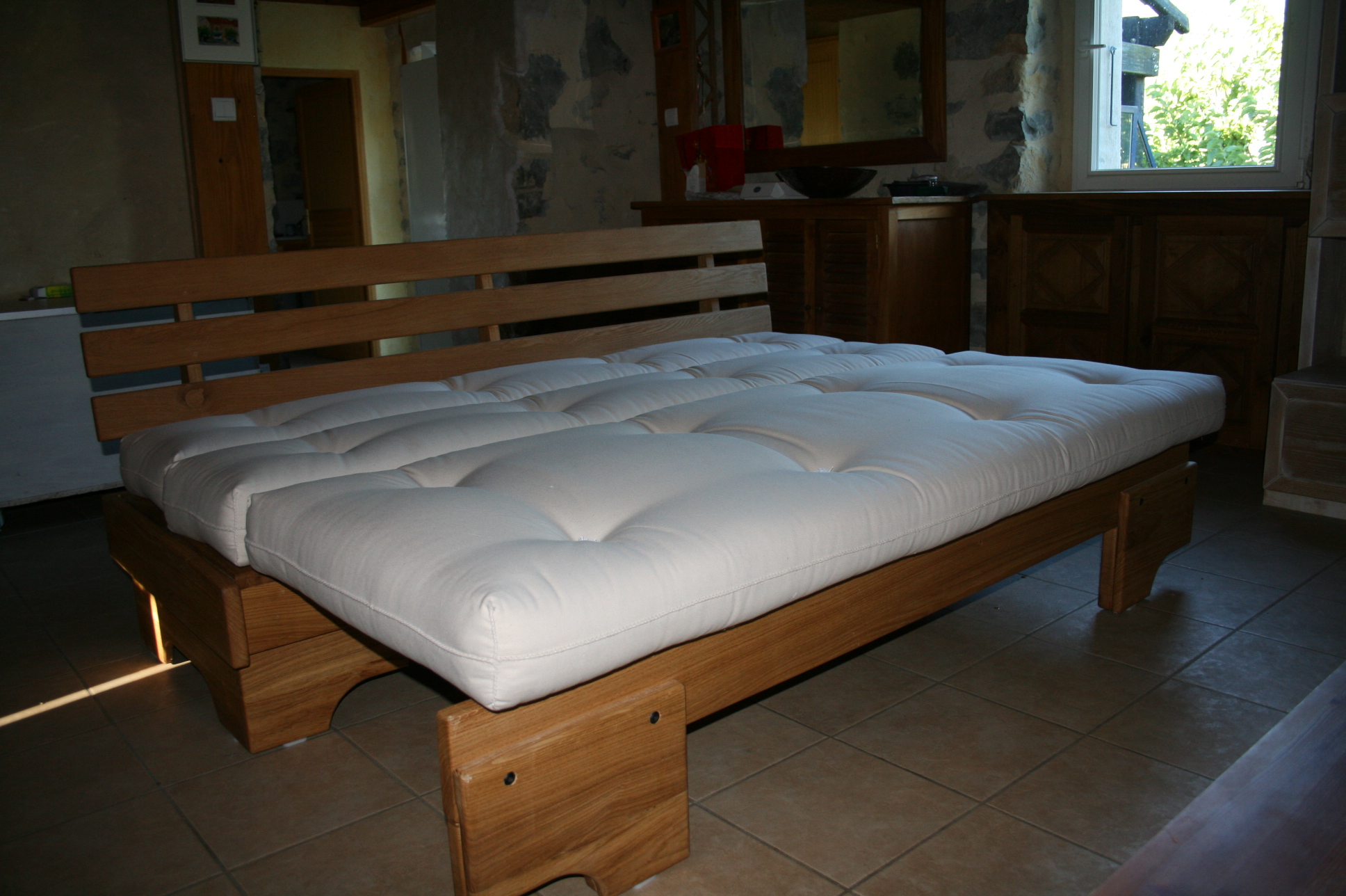 Futon en coton bio (Rpalle)