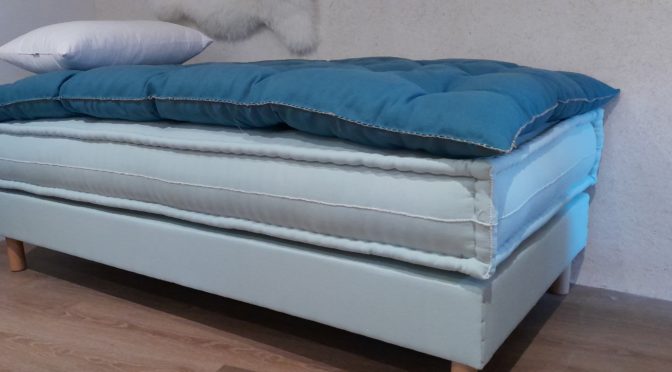 Matelas laine et ressorts ensachés